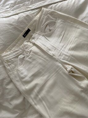 3x1 Off-White Jeans with Silver Button